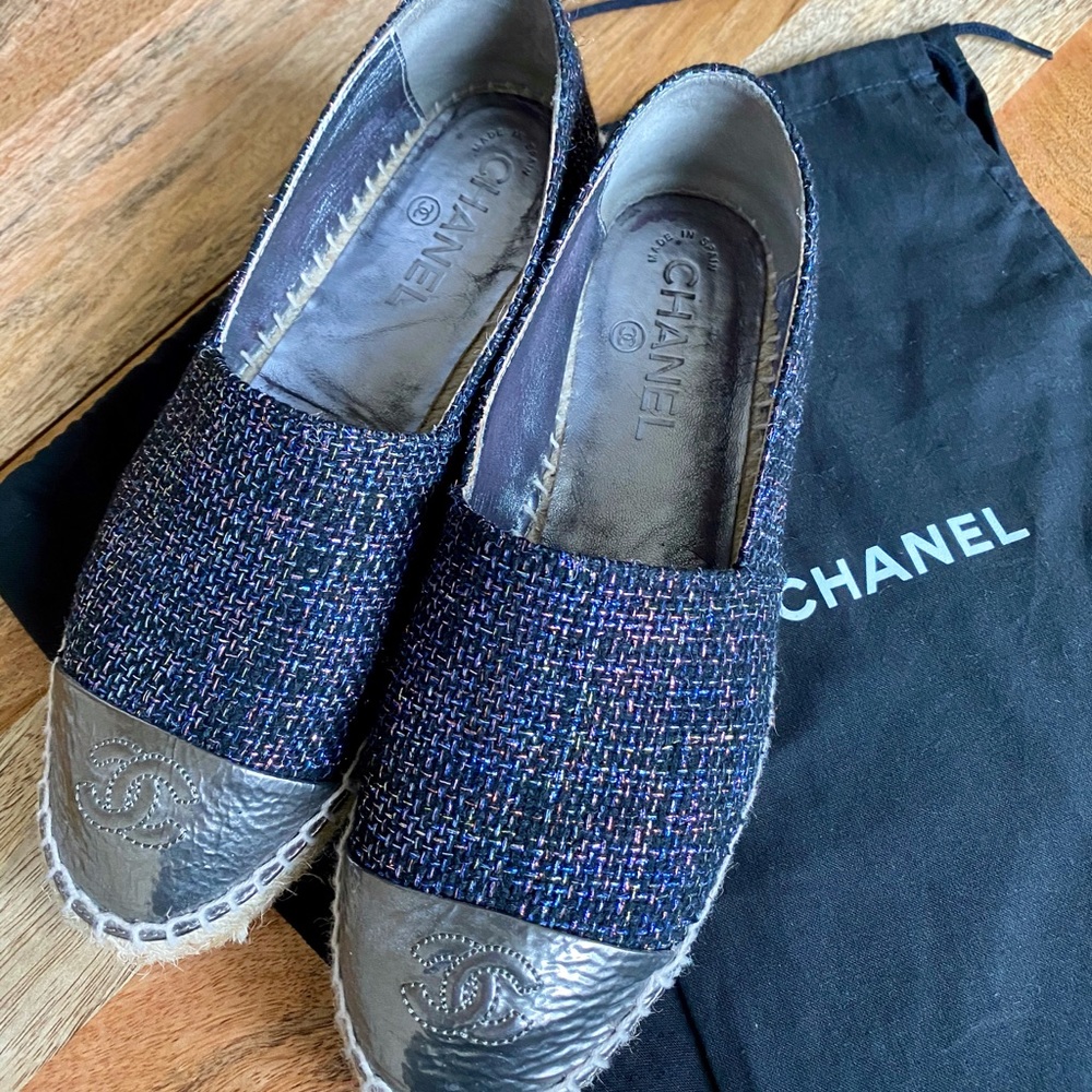 Chanel Tweed Espadrilles